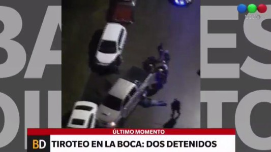 Persecución y tiroteo en La Boca: dos ladrones detenidos