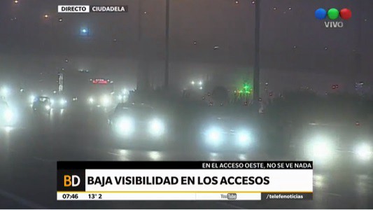 Trastornos por la niebla: no operan aeroparque ni los puertos