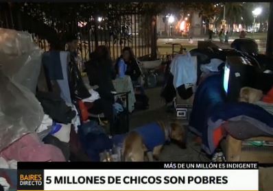 Hay 5 millones de chicos pobres en el país