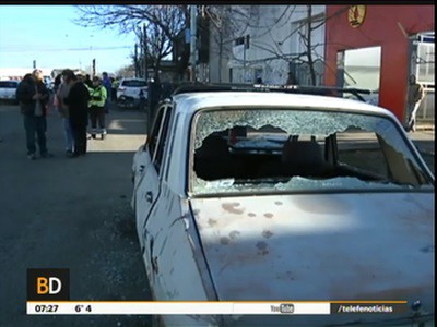 Violenta reacción en un control policial