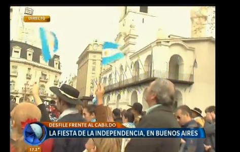 La fiestas de la Independencia, en Buenos Aires