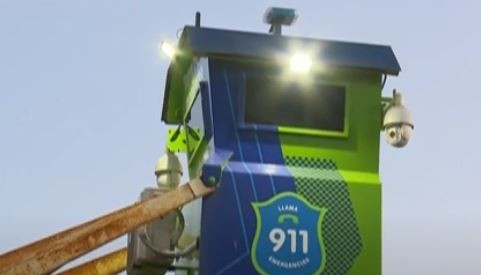 Instalaron garitas de seguridad en Villa Madero: Berni fue aplaudido