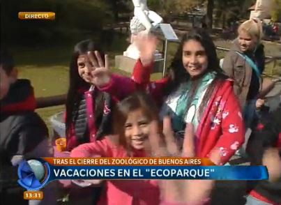 Vacaciones de invierno en el Ecoparque porteño
