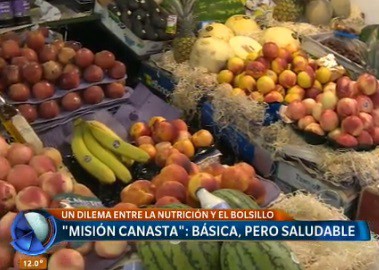 Misión canasta: básica, pero saludable
