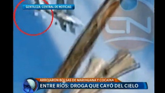 Entre Ríos: droga que cayó del cielo