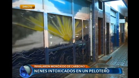 Nenes intoxicados en un pelotero