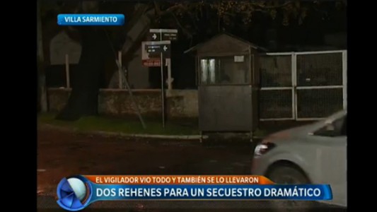 Dos rehenes para un secuestro dramático