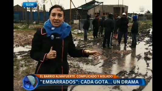 "Embarrados": cada gota... un drama