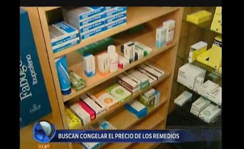 Buscan congelar los precios de los medicamentos hasta 2017