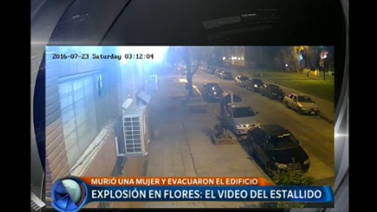 Explosión en Flores: el video del estallido