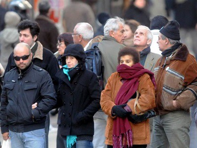 Jueves muy frío con máxima de 12 grados