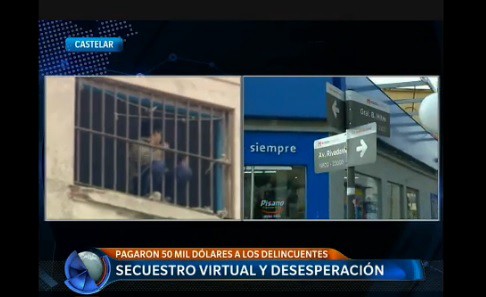 Secuestro virtual en Castelar: pagaron 50 mil dólares a los delincuentes