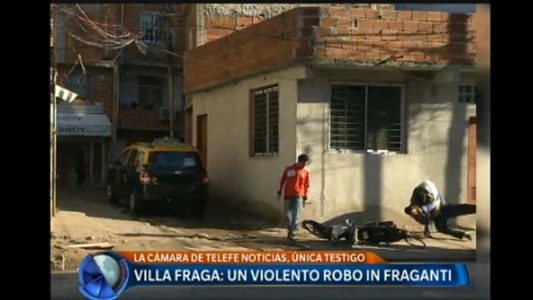 Villa Fraga: un violento robo in fraganti