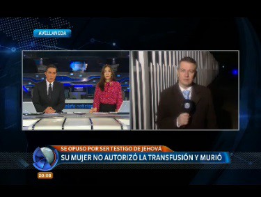 Su mujer no autorizó una transfusión y murió