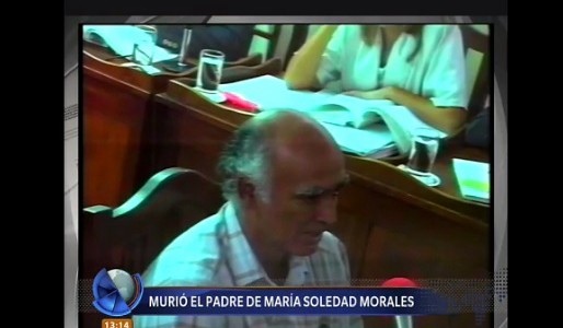 Murió el padre de María Soledad Morales