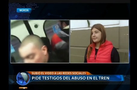 Escrache en el tren: una joven graba a su acosador y lo publica en redes sociales