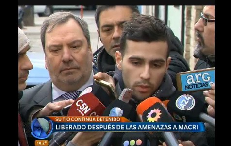 Tras ser liberado, tuitero afirmó que su tío "se hizo cargo" de las amenazas