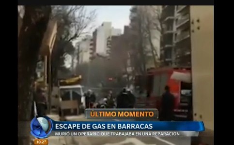 Escape de gas en Barracas: hospitalizaron a tres operarios y evacuaron dos manzanas