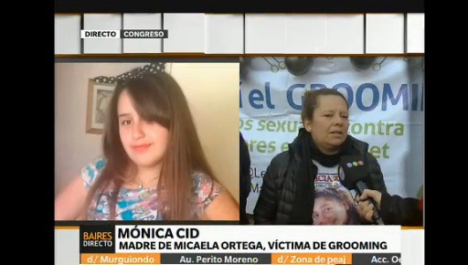 Encadenada contra el grooming en Congreso