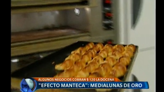 "Efecto manteca": medialunas de oro