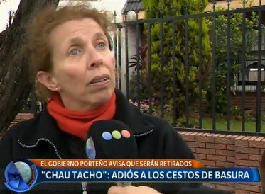 "Chau tacho": adiós a los cestos de basura