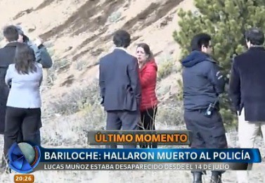 Apareció muerto el policía desaparecido en Bariloche