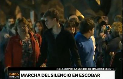 Marcha de silencio en Escobar: piden testigos