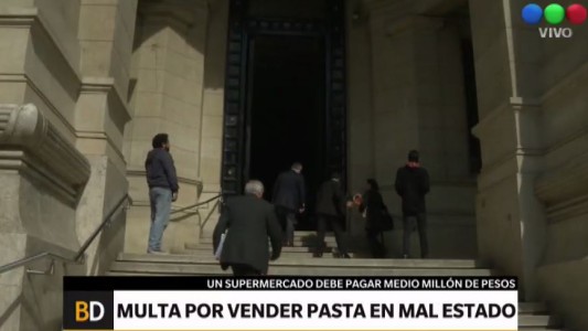 Multa a un supermercado por vender pasta en mal estado