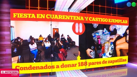 San Juan: deberán donar 188 pares de zapatillas por romper la cuarentena