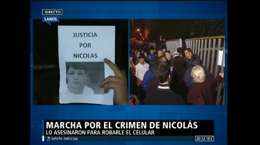 Marcha para pedir justicia por el joven asesinado por motochorros