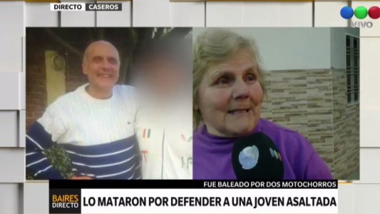 Quiso defender a una vecina asaltada y lo mataron