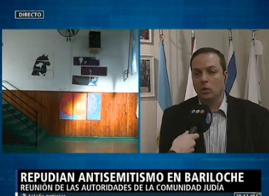 Repudian antisemitismo en Bariloche