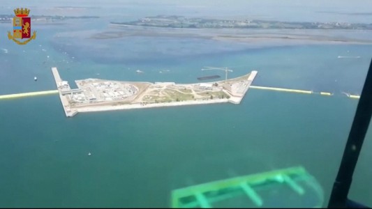 Venecia ya empezó a probar el sistema de esclusas para evitar inundaciones