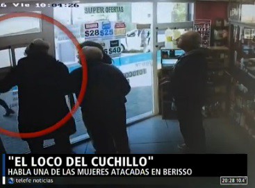 Habla una víctima del "loco del cuchillo"