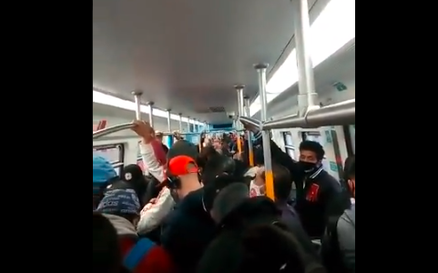 Video: así se viajó en el tren Sarmiento en plena cuarentena