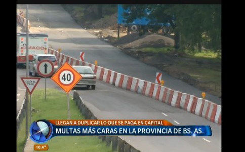 Multas más caras en la provincia de Buenos Aires