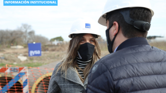 AySA firmó un convenio de obras con el partido de Malvinas Argentinas