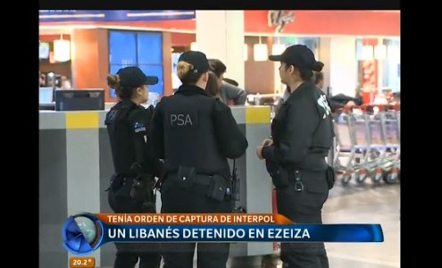 Detuvieron en Ezeiza a un ciudadano libanés sospechoso de terrorismo