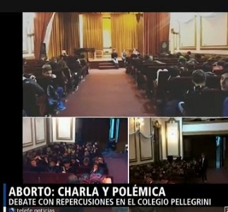 Aborto: charla y polémica