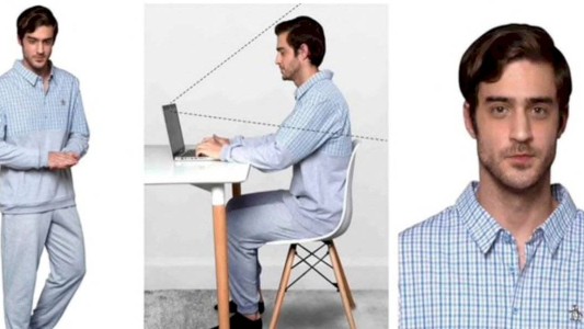 Lanzaron una camisa-piyama ideal para el teletrabajo
