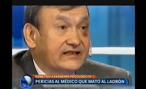 Médico que mató ladrón se sometió a pericias psicológicas: "Le pido a Dios que me perdone"
