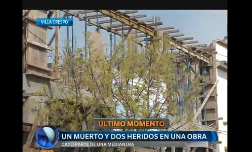 Aseguran que la obra donde murió un obrero estaba registrada y sin denuncias