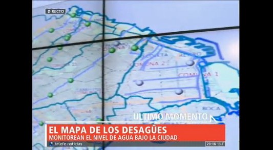 El mapa de los desagües