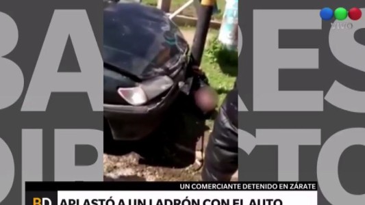 Persiguió a un ladrón con su auto, lo atropelló y lo mató