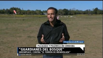 Guardianes del bosque: Greenpeace, contra el "El terrón de Mendiolaza"