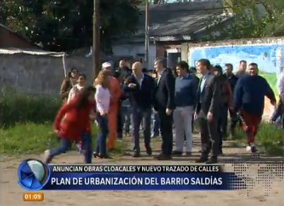 Anunciaron el proyecto de urbanización para el Barrio Saldías