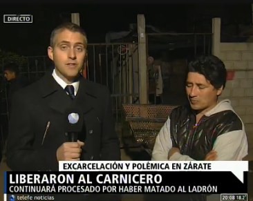 Carnicero: excarcelación y polémica