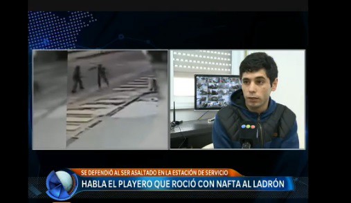 "Me gatilló y me quiso matar", contó el playero que roció con nafta a un ladrón