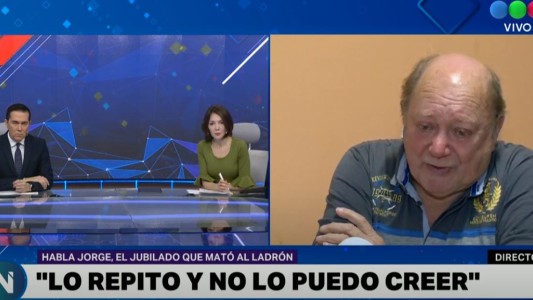 Habló el jubilado que mató al ladrón: "Yo creí que me mataban"