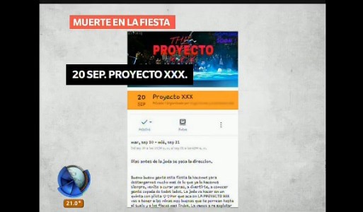 “Proyecto XXX”: los mensajes previos a la tragedia